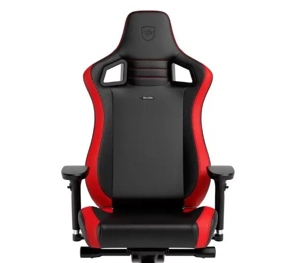 Noblechairs EPIC COMPACT Black Carbon Red Gamingowy do 120kg Skóra ECO Czarno-czerwony - Kup na Raty - RRSO 0%