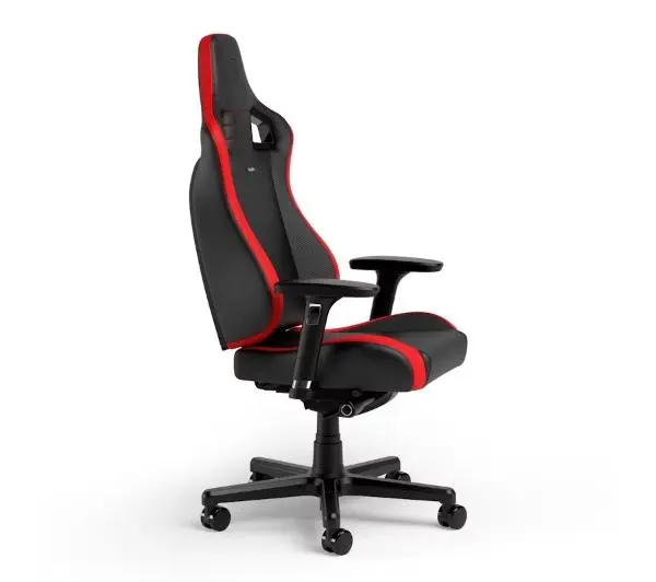 Noblechairs EPIC COMPACT Black Carbon Red Gamingowy do 120kg Skóra ECO Czarno-czerwony - Kup na Raty - RRSO 0%