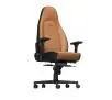 Fotel Noblechairs ICON Gamingowy do 150kg Skóra naturalna Brązowo-czarny