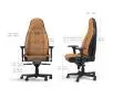 Fotel Noblechairs ICON Gamingowy do 150kg Skóra naturalna Brązowo-czarny