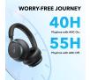Słuchawki bezprzewodowe Soundcore Space One Nauszne Bluetooth 5.3 Czarny