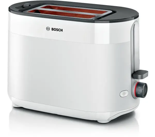 Tostery - Bosch TAT2M121 Ruszt do bułek Rozmrażanie 950W