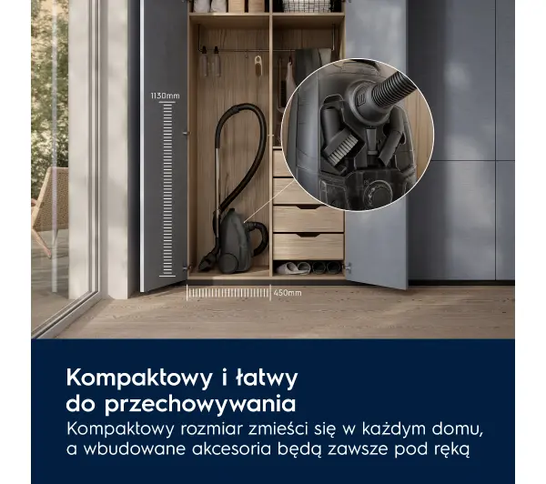 Electrolux EB51A4UG 650W Turboszczotka Szczotka do parkietów - Kup na Raty - RRSO 0%