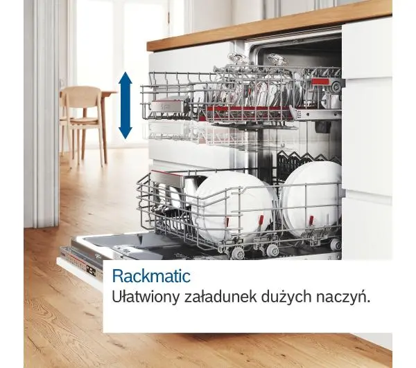 Bosch Serie 4 SMS4EVI00E 60cm Automatyczne otwieranie drzwi Szuflada na sztućce Zdalne sterowanie - Kup na Raty - RRSO 0%