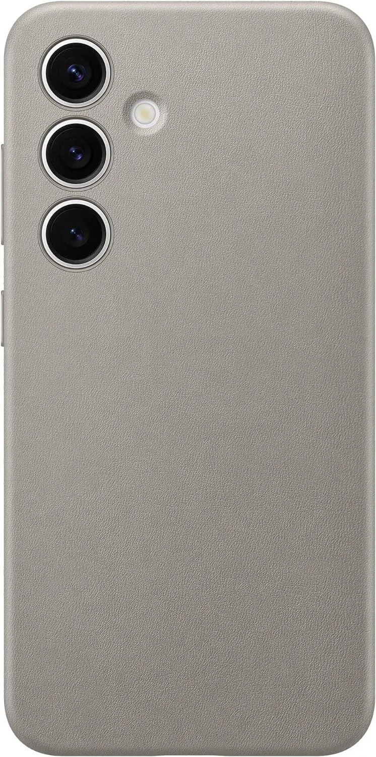 Etui Samsung Vegan Leather Case do Galaxy S24 Szary