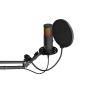 Mikrofon Krux Edis 3000 Przewodowy Pojemnościowy Czarny