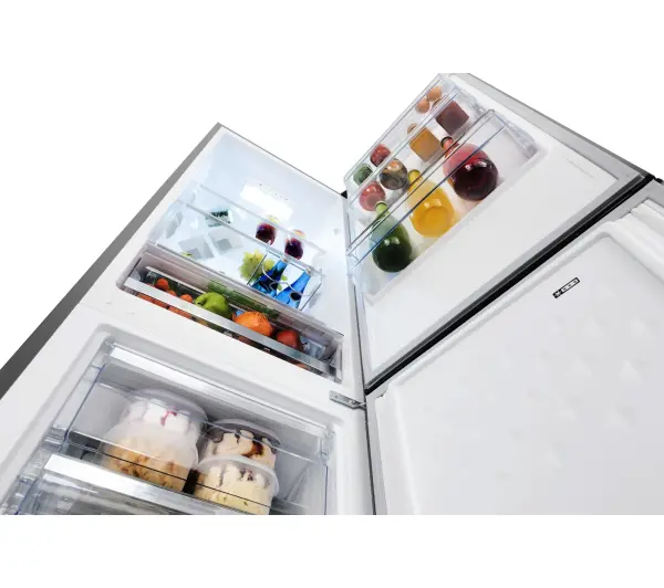 Amica FK299.2FTZH(E) Pełny No Frost 180cm Komora świeżości Czarny Inox - Kup na Raty - RRSO 0%