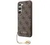 Etui Guess 4G Charms Collection GUHCS24SGF4GBR do Samsung Galaxy S24 Brązowy