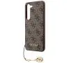 Etui Guess 4G Charms Collection GUHCS24SGF4GBR do Samsung Galaxy S24 Brązowy