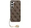 Etui Guess 4G Charms Collection GUHCS24SGF4GBR do Samsung Galaxy S24 Brązowy