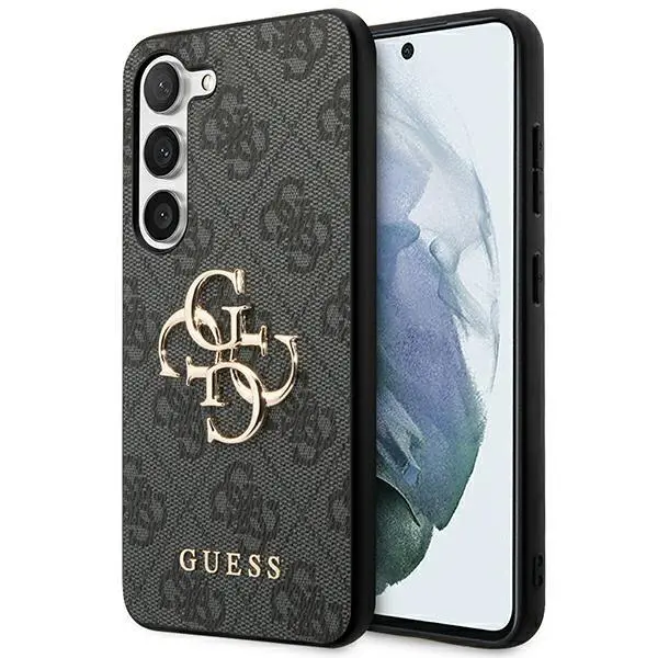 Etui Guess 4G Big Metal Logo GUHCS24S4GMGGR do Samsung Galaxy S24 Szary