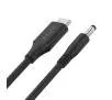 Kabel zasilający Unitek C14118BK do Lenovo 65W USB-C - DC 4,0 mm 1,8m Czarny