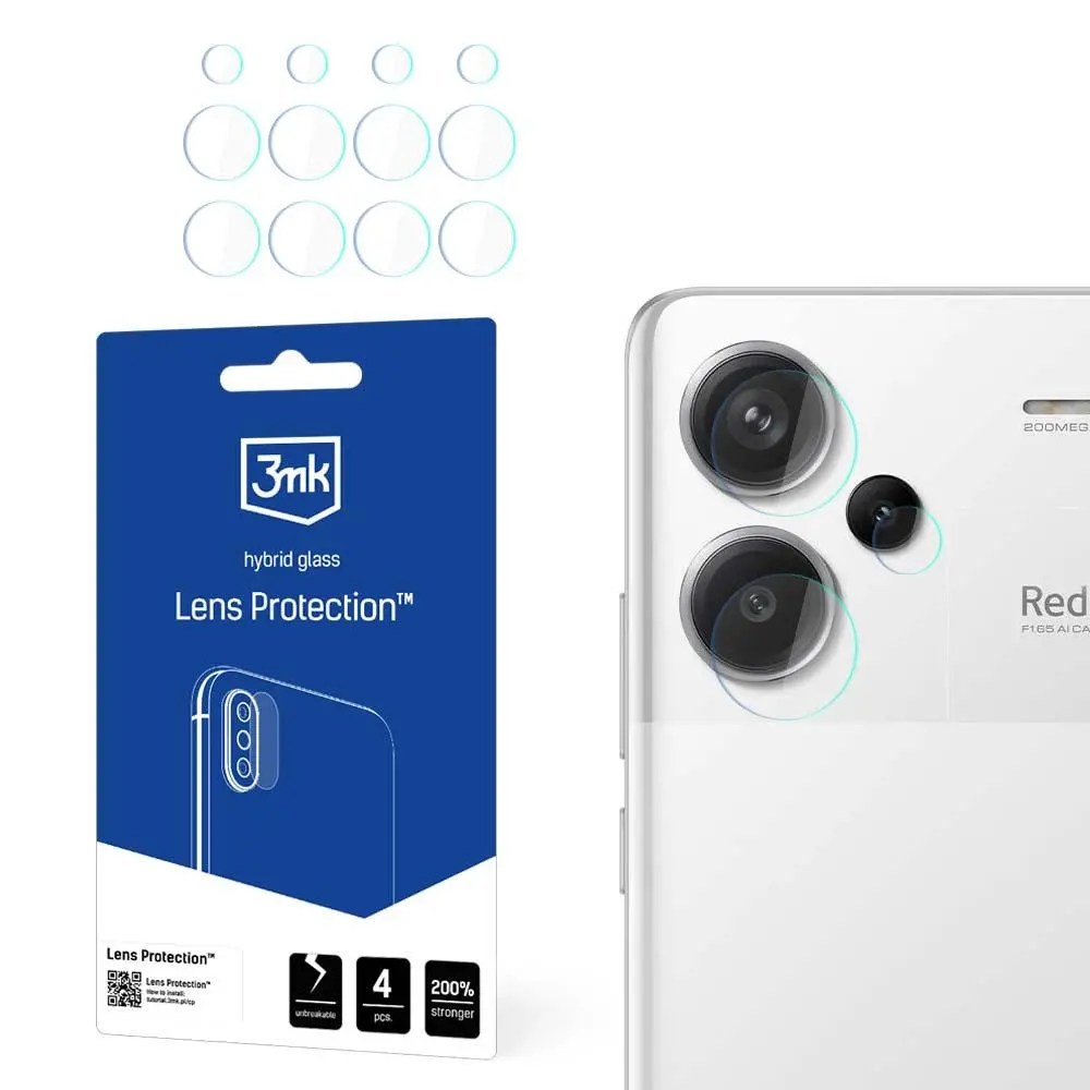 Szkło hybrydowe 3mk Lens Protection do Xiaomi Redmi Note 13 Pro 5G