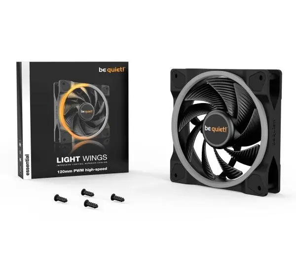 be quiet! Light Wings PWM high-speed 120mm Czarny