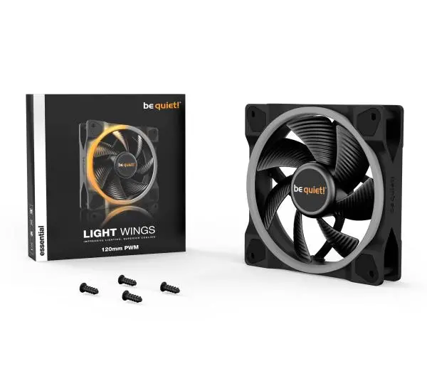 be quiet! Light Wings PWM 120mm Czarny
