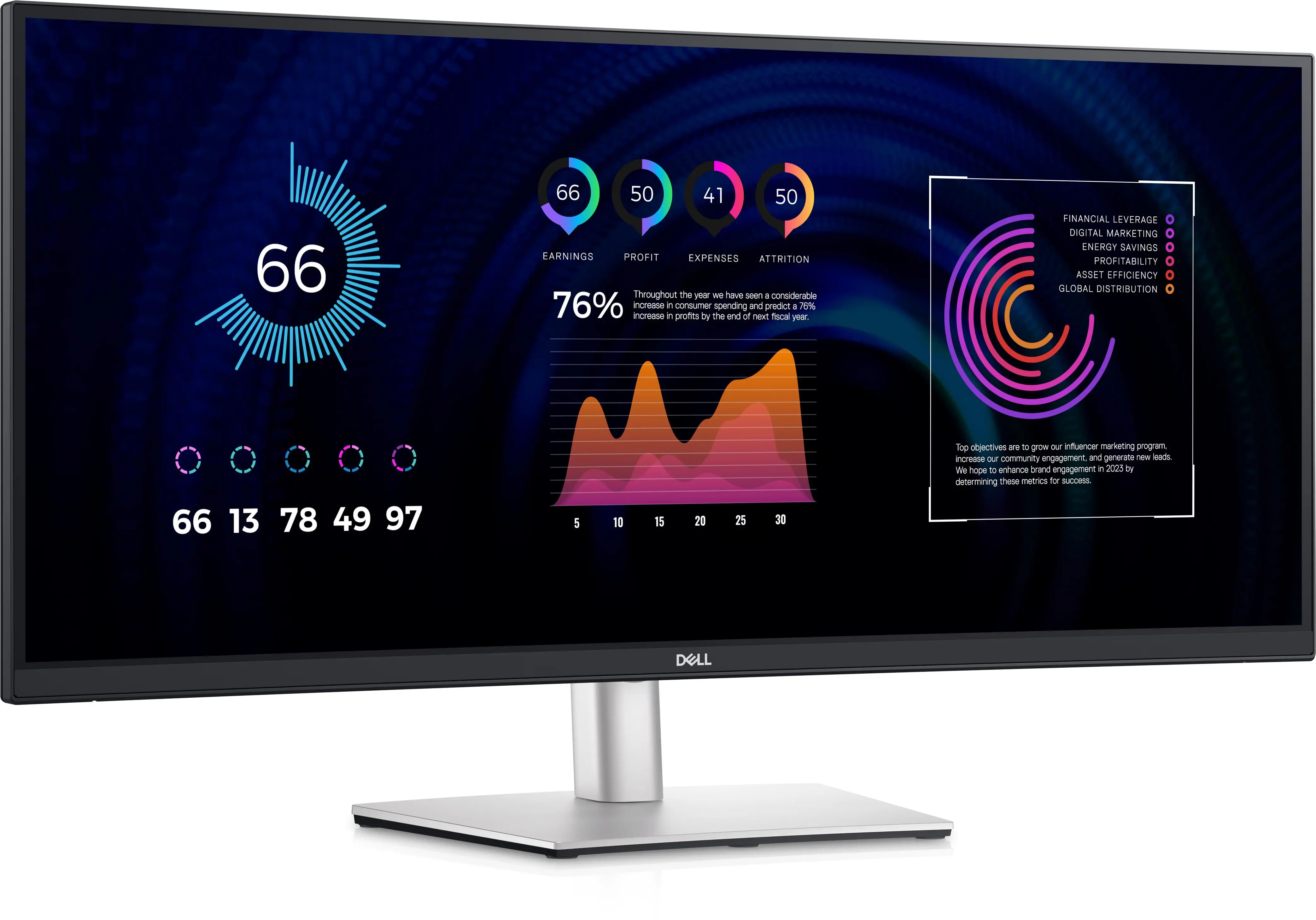 Monitor Dell P3424WE 34" UWQHD IPS 60Hz 5ms Zakrzywiony