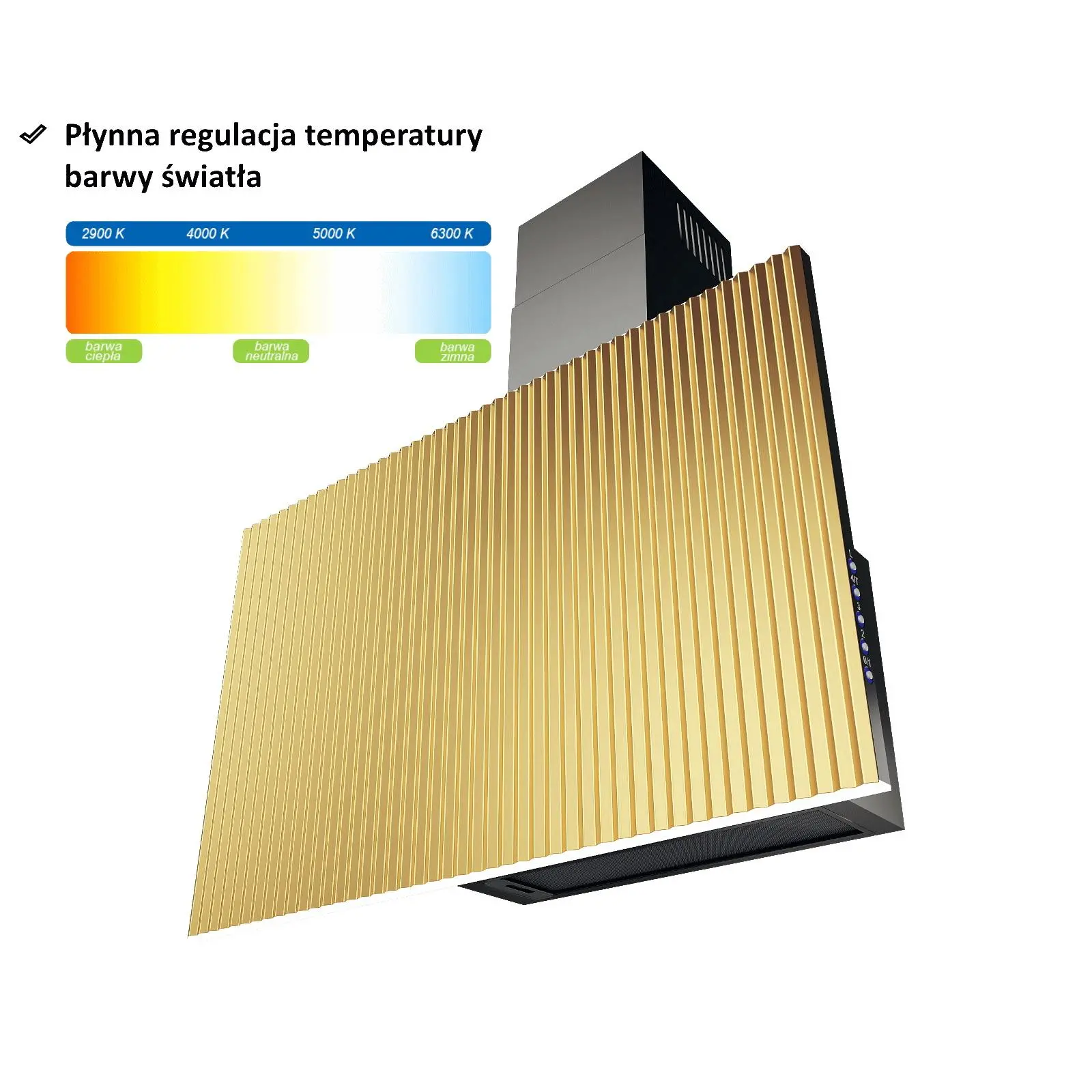 фото Витяжка похила VDB Evolution 90 H2H Gold