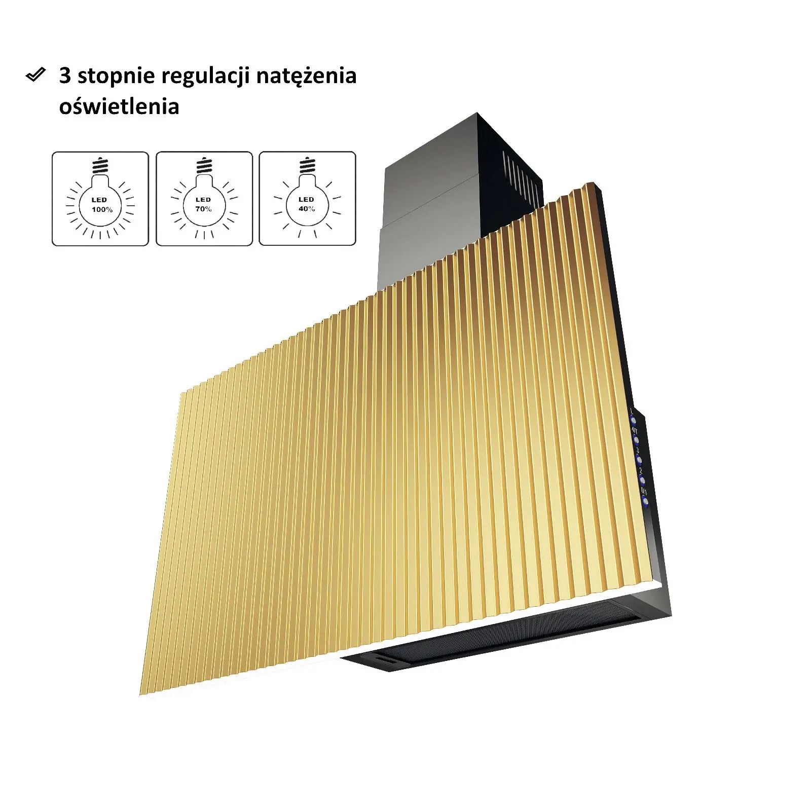 фото Витяжка похила VDB Evolution 90 H2H Gold