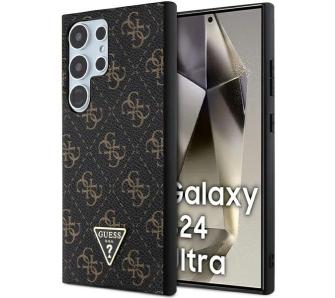 Etui Guess 4G Triangle Metal Logo do Samsung Galaxy S24 Ultra Czarny