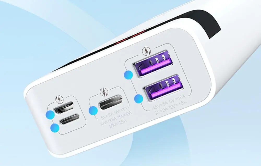 фото Зовнішній акумулятор (павербанк) Romoss Sense 6PS Pro 20000 mAh 30W White