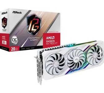 Karta graficzna ASrock Radeon RX 7900 XT Phantom Gaming White 20GB GDDR6 320bit FSR