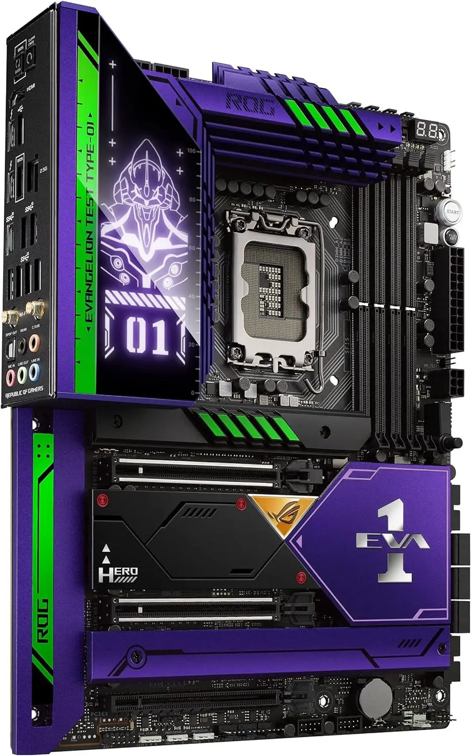Фото Материнська плата Asus Rog Maximus Z690 Hero Eva Edition