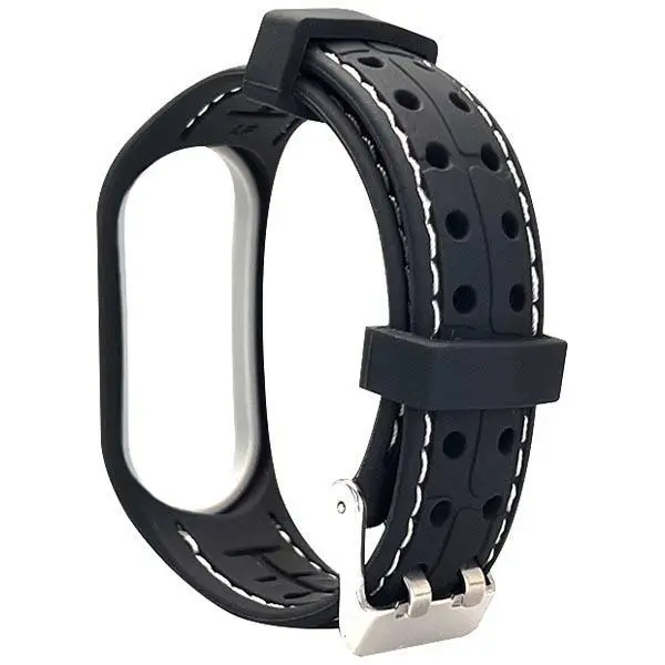 Pasek Beline do Mi Band 6/5 Smart Czarno-biały