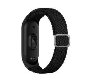 Beline do Mi Band 7/6/5 Textile Czarny