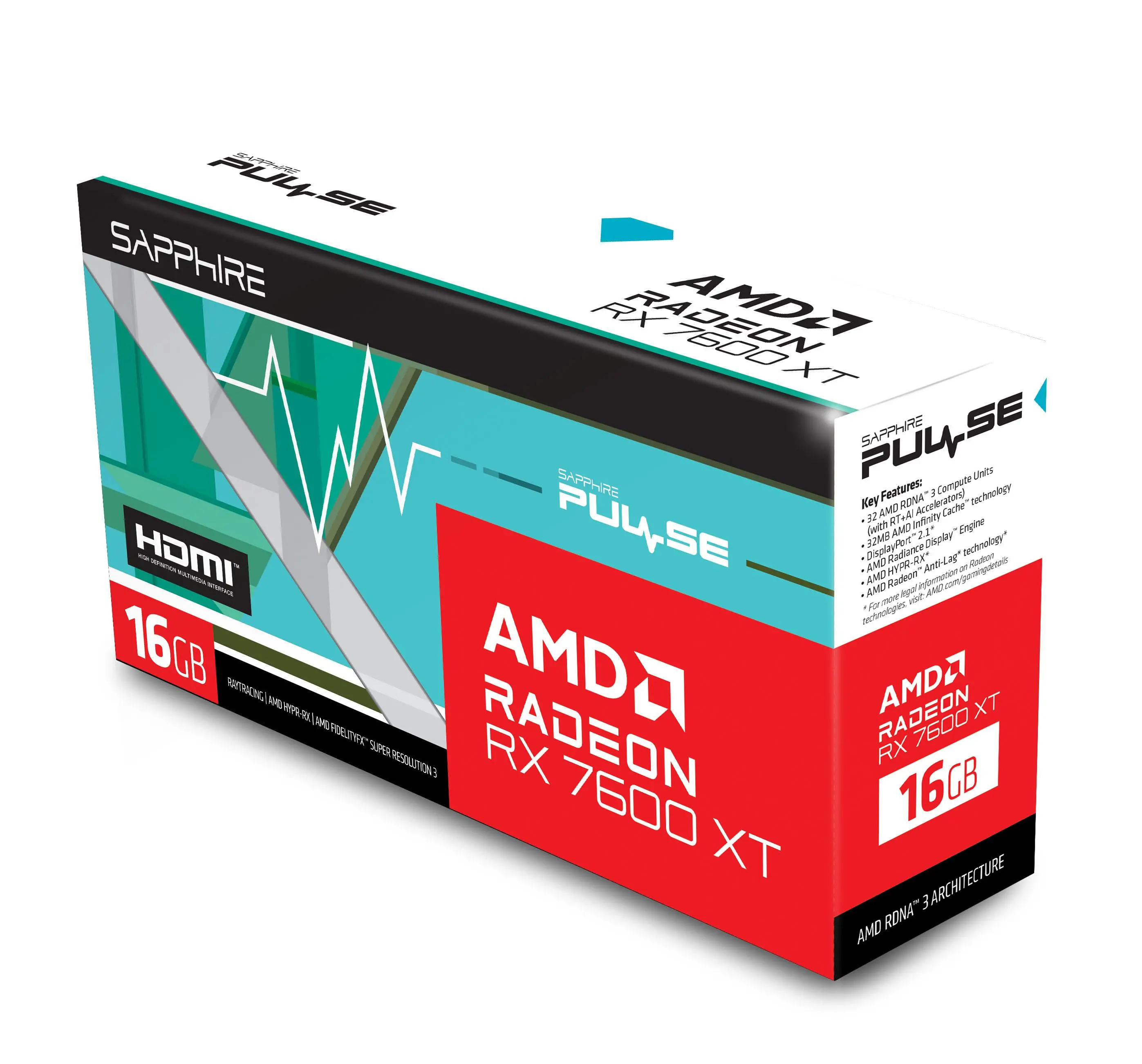 Karta graficzna Sapphire technology Pulse Radeon RX 7600 XT