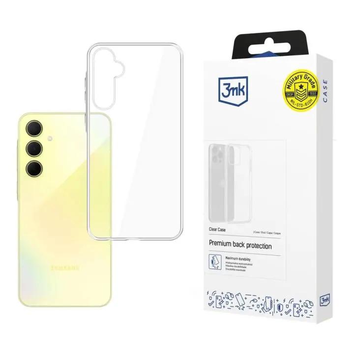 Etui 3mk Clear Case do Samsung Galaxy A35 5G Przezroczysty