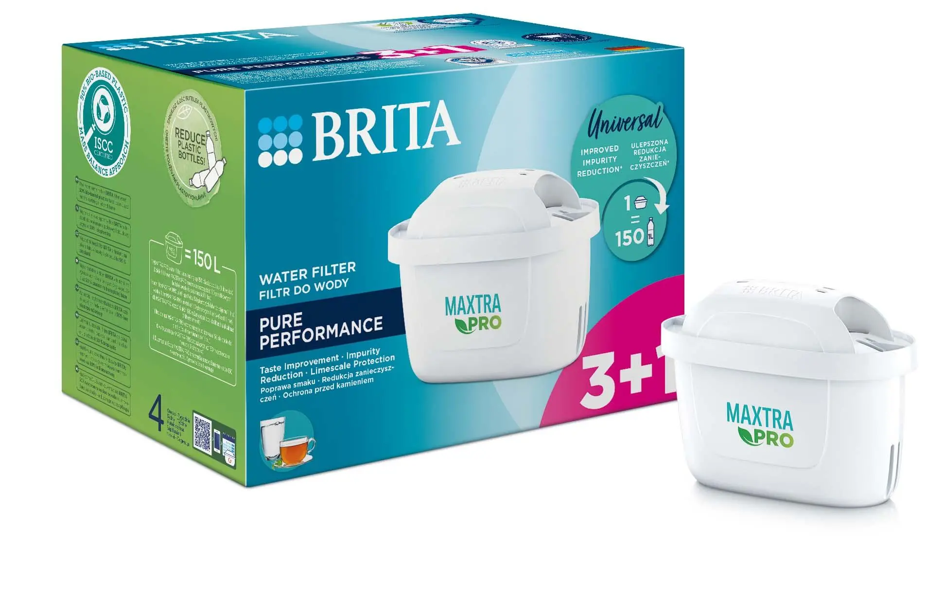 Wkłady filtrujące Brita Maxtra Pro Pure Performance 4szt.