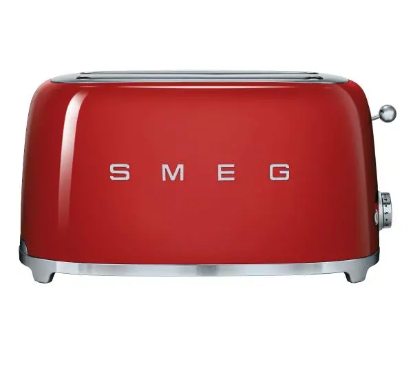 Tostery - Smeg TSF02RDEU Rozmrażanie 1500W