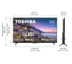 Telewizor Toshiba 65QV2463DG 65" QLED 4K Smart TV VIDAA Dolby Vision DVB-T2