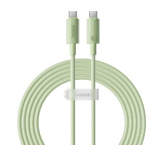 Kabel Baseus USB-C do USB-C Habitat Series 100W 2m Zielony