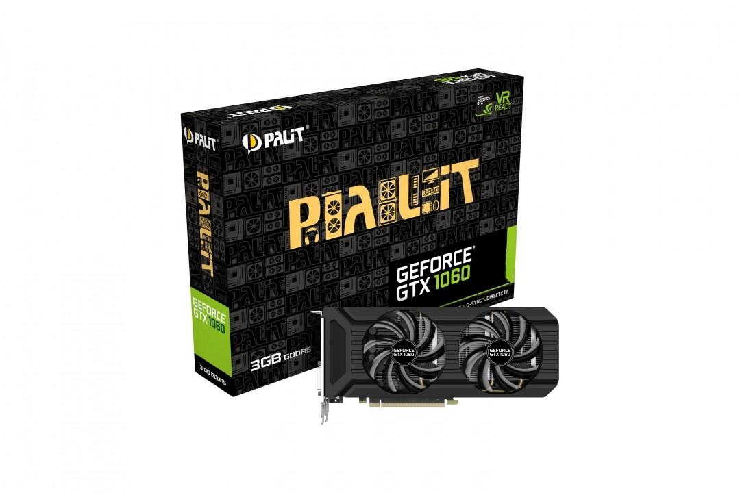 Palit GeForce Cuda GTX 1060 3GB DDR5 192bit