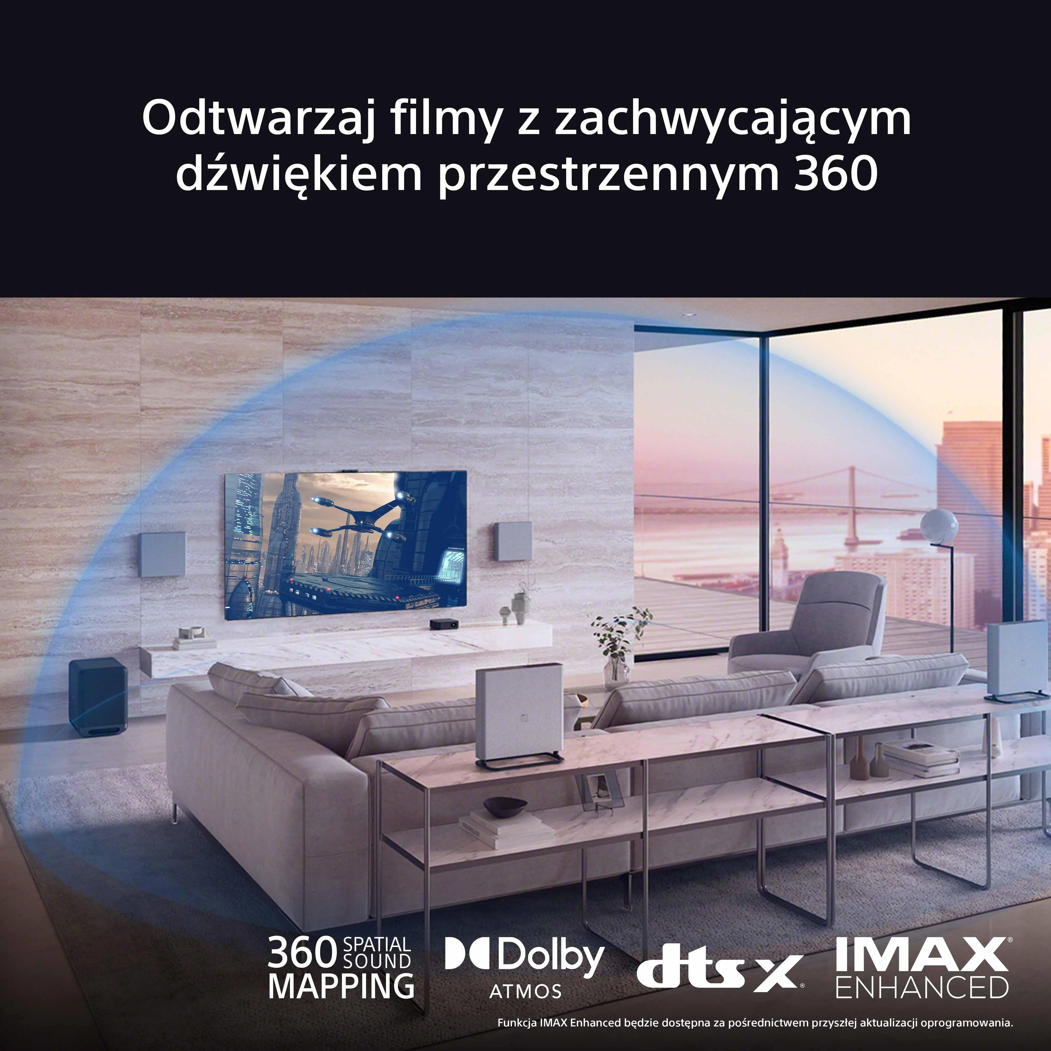 Głośniki Sony BRAVIA Theater Quad HT-A9M2  Wi-Fi Bluetooth Dolby Atmos DTS:X