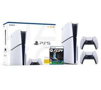 Konsola Sony PlayStation 5 D Chassis (PS5) 1TB z napędem + dodatkowy pad + EA SPORTS FC 24
