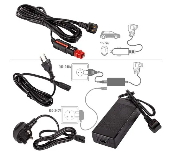 Yolco GCX47 47l Gniazdo akumulatora Funkcja antyskroplinowa Aplikacja Bluetooth Czarny - Kup na Raty - RRSO 0%