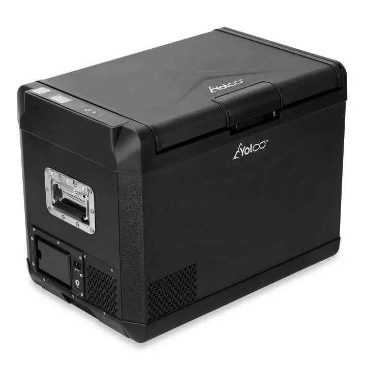Lodówka Yolco GCX47 47l Gniazdo akumulatora Funkcja antyskroplinowa Aplikacja Bluetooth Czarny
