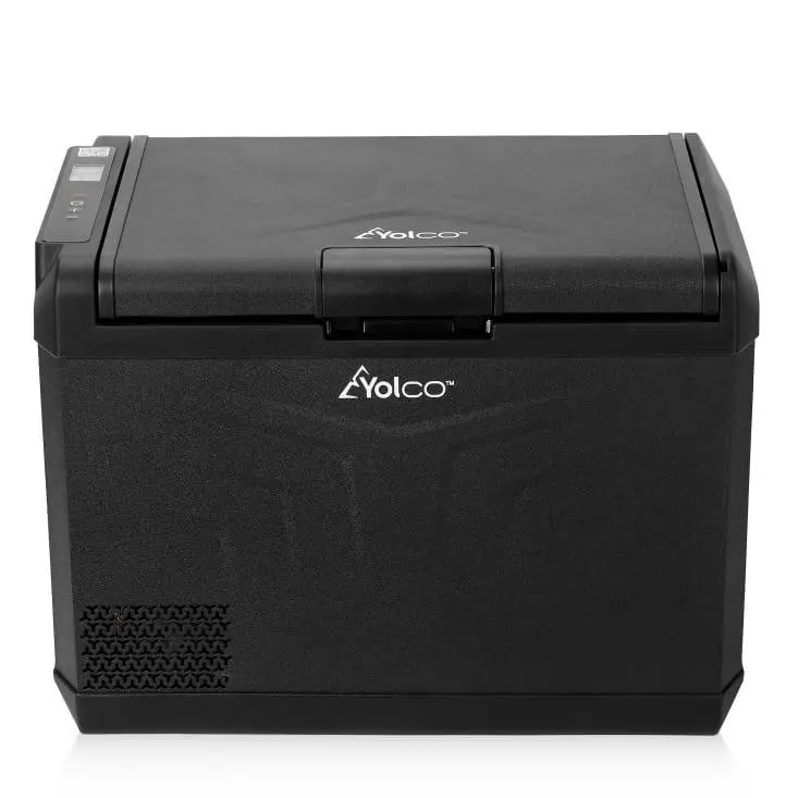 Lodówka Yolco GCX47 47l Gniazdo akumulatora Funkcja antyskroplinowa Aplikacja Bluetooth Czarny