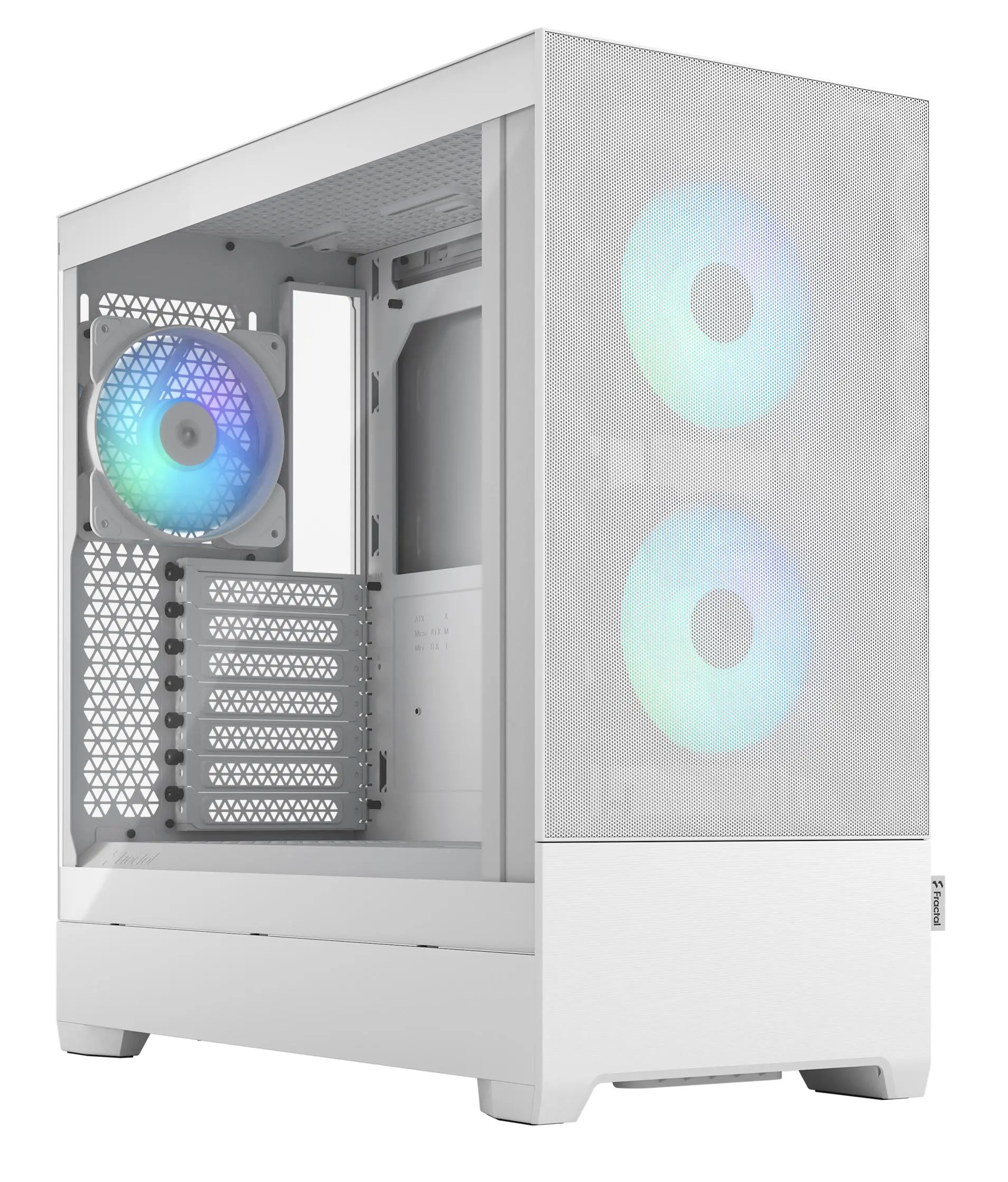 Obudowa Fractal Design Pop Air RGB TG Clear Tint Biały