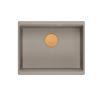 Zlewozmywak Quadron LOGAN 100 HQJ6045U4_PVDC1_U Granitowy Soft taupe/Miedziany