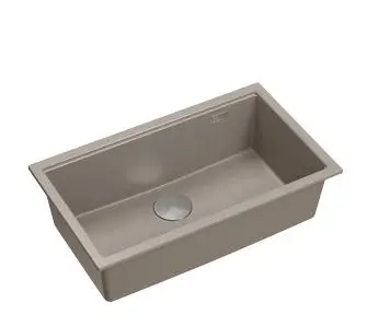 Zlewozmywak Quadron LOGAN 110 HQD7644U4_BS_U Granitowy Soft taupe/Stal szlachetna