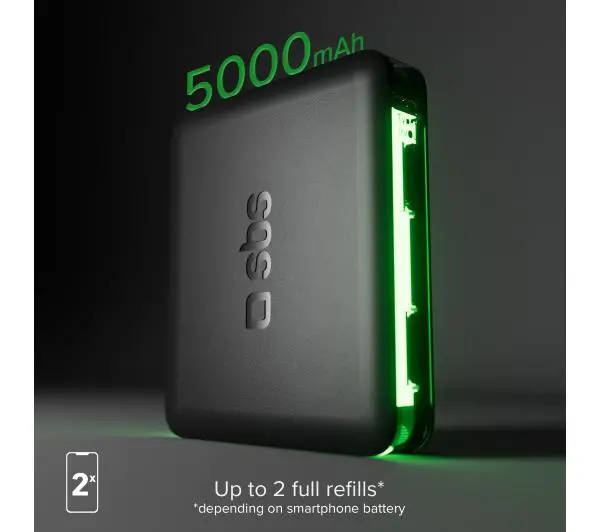 SBS TEBB5000HDK 5000mAh 10W Czarny