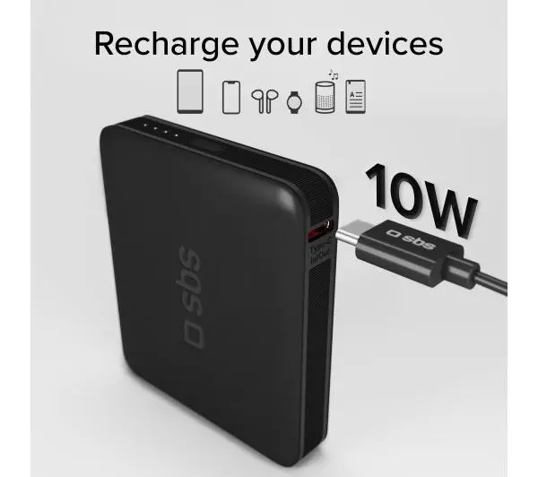 SBS TEBB5000HDK 5000mAh 10W Czarny