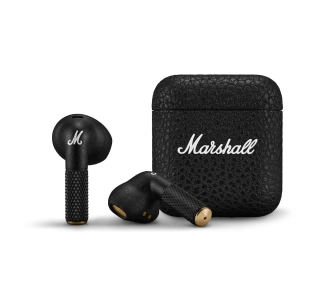 Słuchawki bezprzewodowe Marshall Minor IV Black Douszne Bluetooth 5.3 Czarny