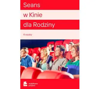 Karta Podarunkowa Seans w Kinie dla Rodziny 4 Osoby [Bon Agencyjny]