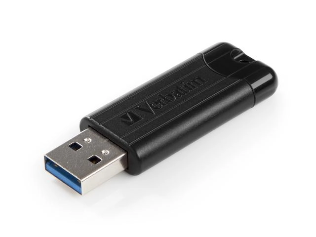 PenDrive Verbatim PinStripe 128GB USB 3.0 Czarny