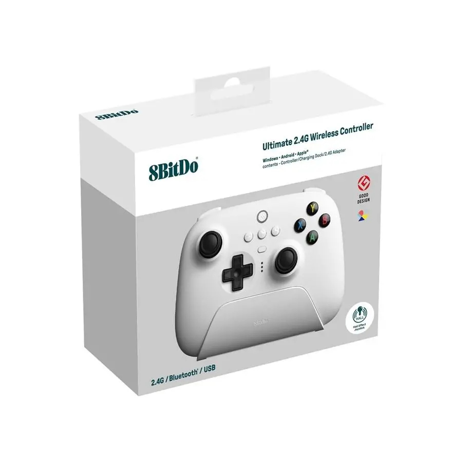 фото Геймпад 8BitDo Ultimate 2.4G Wireless Hall Effect White