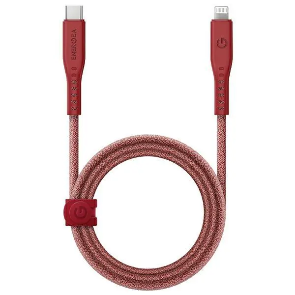 Kabel Energea Flow USB-C - Lightning C94 MFI 1,5m 60W 3A PD Fast Charge Czerwony